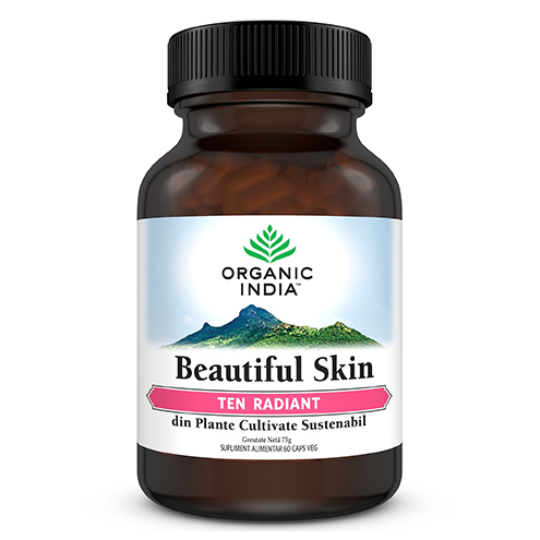 Beautiful Skin – Ten Radiant (fara gluten) Organic India – 60 cps